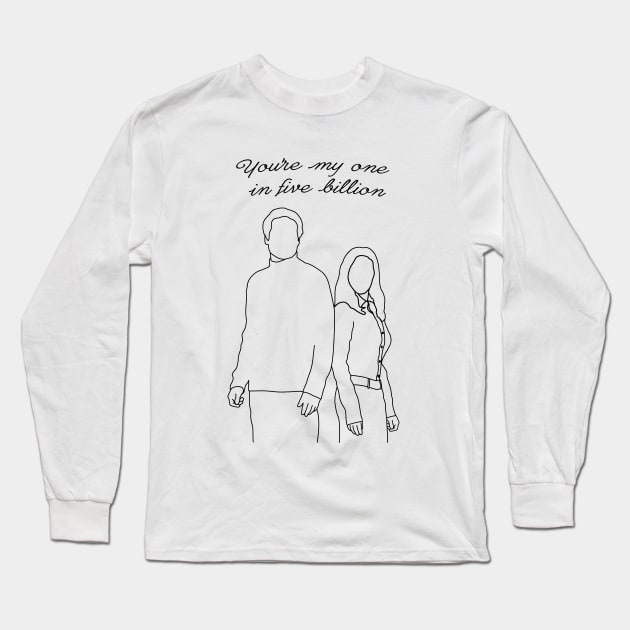 you're my one in five billion Long Sleeve T-Shirt by aluap1006